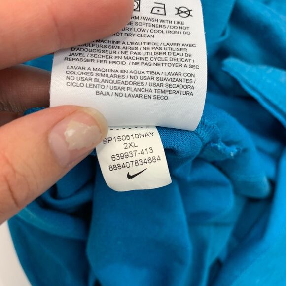 Nike Golf Shirt Men XXL Striped Dri Fit Performance Major Moment Vapor Polo - Picture 8 of 10